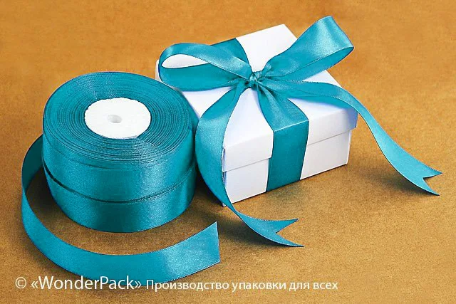 Лента атласная 25 мм, односторонняя, цвет - 8097, моток