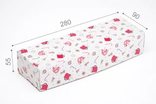 Коробка "Длинная 2" №М0035-о7 "Рождество"