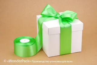 Лента атласная 50 мм, односторонняя, цвет - 8074, моток