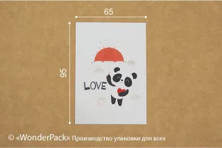 Гифтик 040. 95*65 мм. "Love"