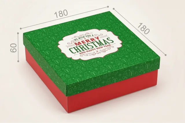 Коробка "Бавария" №М0033-о12. "Merry Christmas"