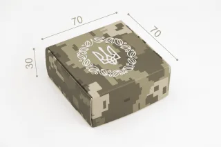 Коробка "Натуральная"№М0013-о35 Герб