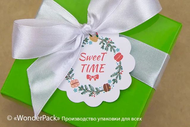 Бирки декоративные. Код БД-193 "Sweet Time" [двусторонняя]