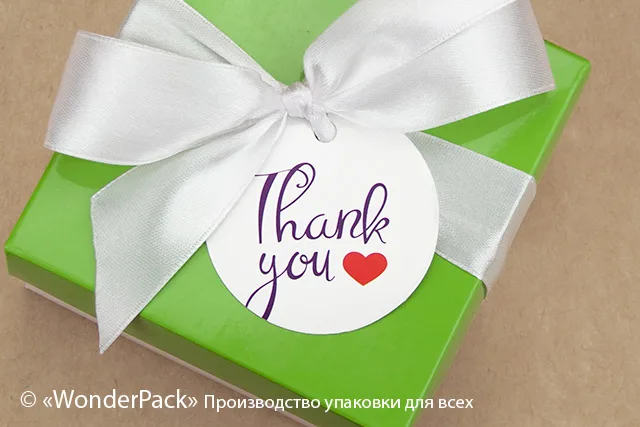 Бирки декоративные. Код БД-264 "Thank you"
